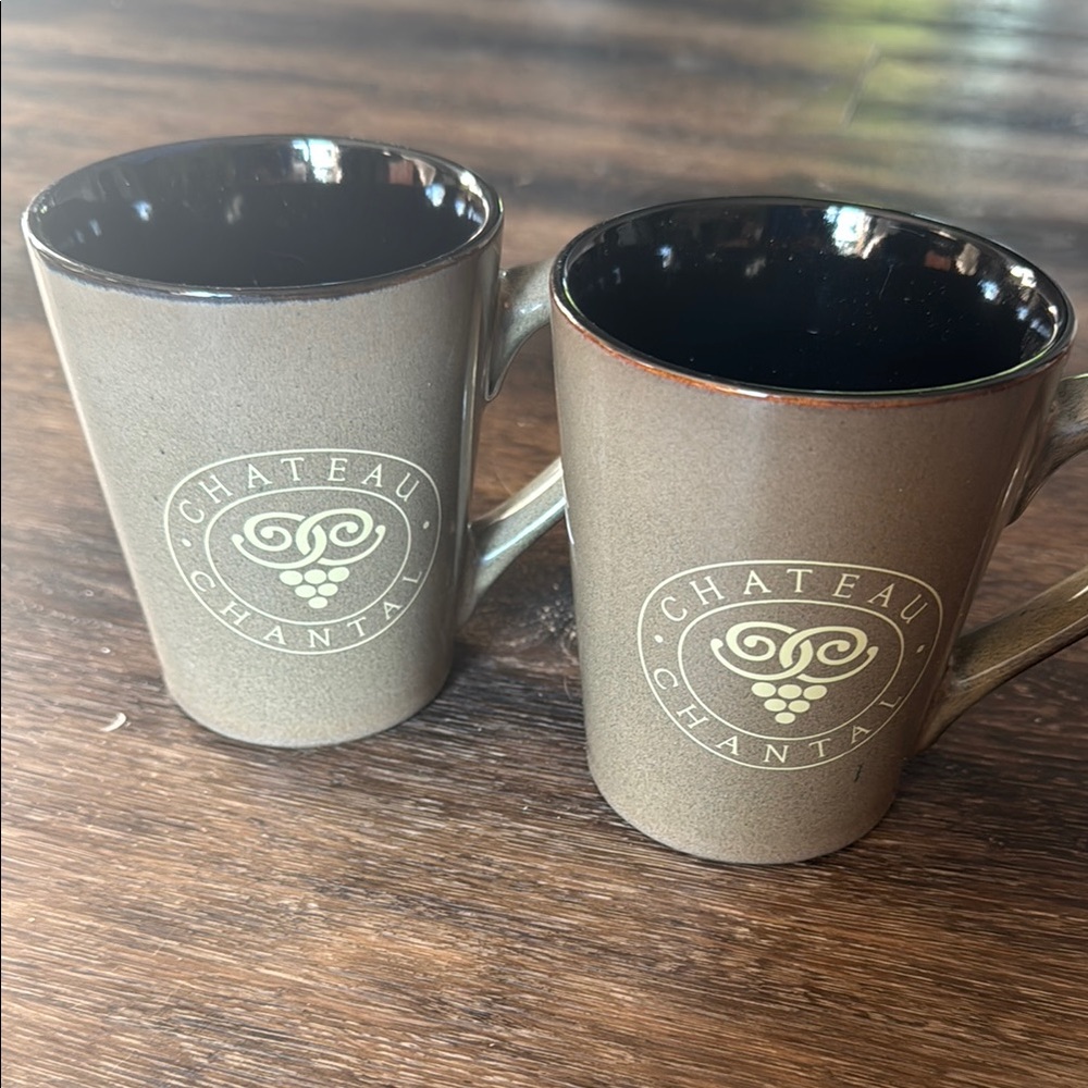 Chateau Brown Accents Ceramic Mugs Set